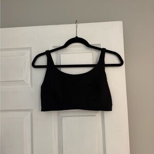 lululemon athletica Black Supportive Sports Bra with Wide Straps